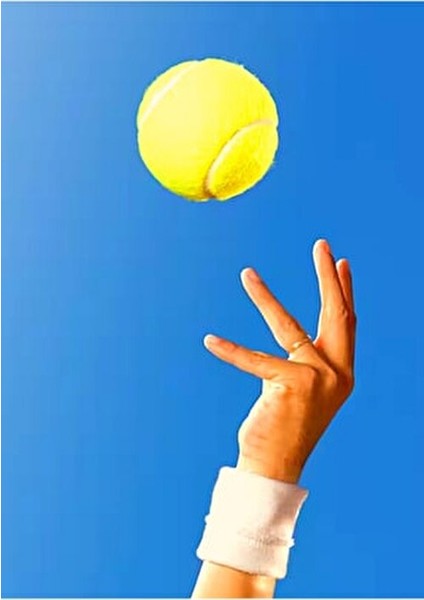 1 Adet Sarı Antrenman Tenis Topu - Tennis Ball Yüksek Kalite Malzeme Özellikleri