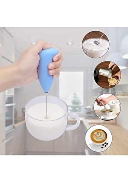 Süt Köpürtücü Mini Pilli Mixer Çırpıcı Paslanmaz Çelik Malzeme ile Şık Tasarımda modelleri