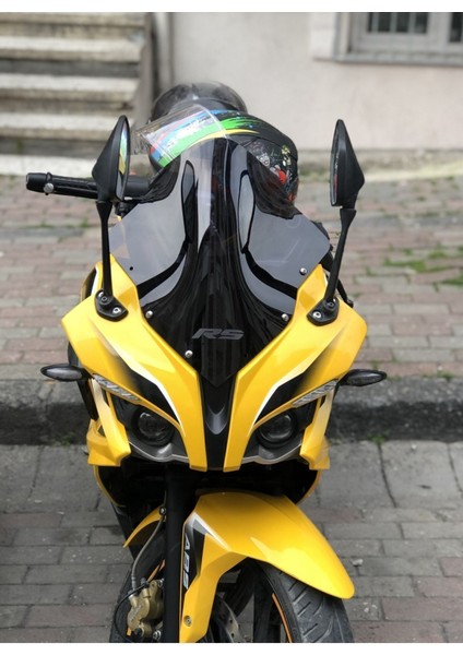 Dayanıklı Akrilik Motosiklet Ön Cam Rüzgarlık – Bajaj RS Modelleri ile Uyumlu Koruyucu Aksesuar modelleri