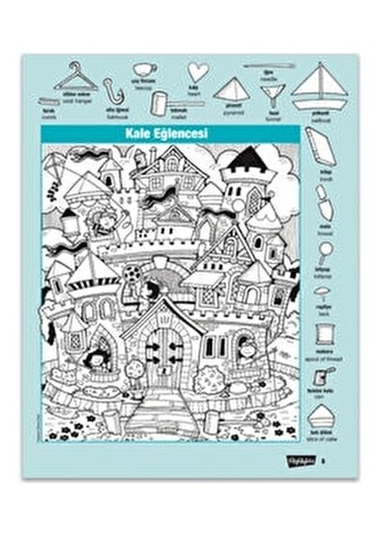 Gizli Resimler Hidden Pictures 4 Lü Set Gizli Resimler Ara Bul Etkinlikleri Aktivite Kitabı modelleri