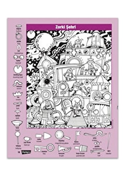 Gizli Resimler Hidden Pictures 4 Lü Set Gizli Resimler Ara Bul Etkinlikleri Aktivite Kitabı indirimleri