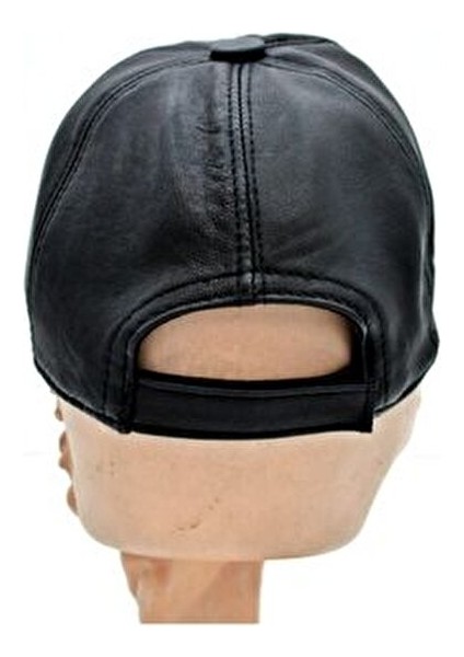 Hakiki Deri Unisex Siyah Beyzbol Şapka modelleri