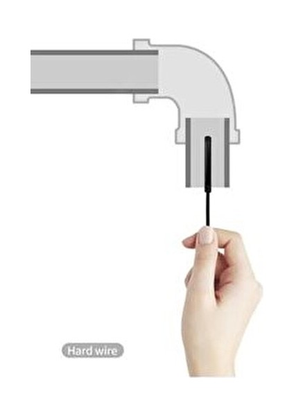 Endoskop Yılan Kamera 5 Metre 5.5mm (Sert Kablo)