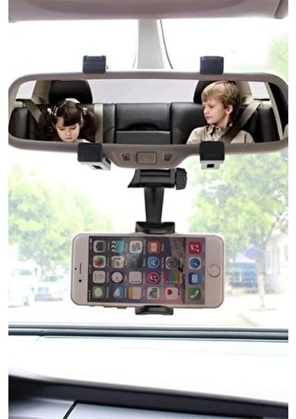 Oto Dikiz Aynası Telefon Tutucu Araba Içi Navigasyon Tutacağı Araç Içi Cep Telefonu Tutucusu modelleri