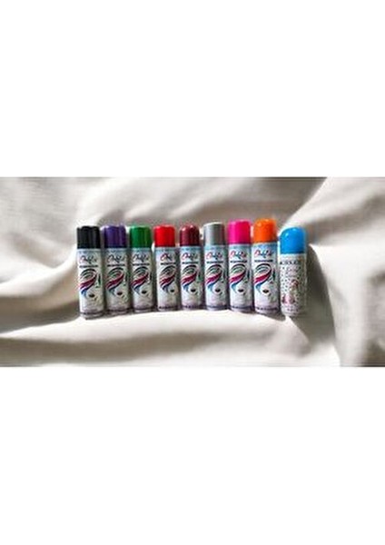 Renkli Saç Spreyi 150 ml Sprey Mor modelleri
