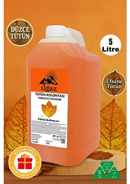 Düzce Tütün Kolonyası 60 Derece 5 Litre | Geleneksel ve Ferah Koku