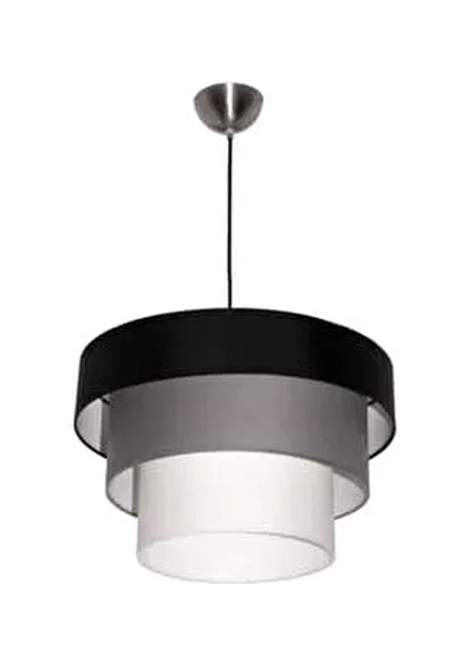 3 Renkli Pasta Avize Kumaş Malzemeden Orta Ebatlı Modern Tasarım