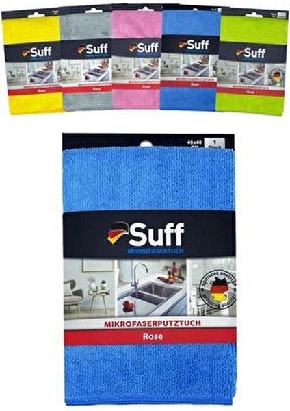 Gül Mikrofiber Bez/ Genel Temizlik Bezi 40X40CM ( 1 Adet )