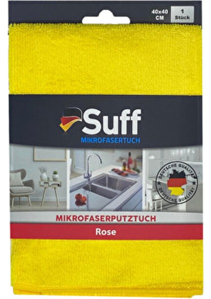 Gül Mikrofiber Bez/ Genel Temizlik Bezi 40X40CM ( 1 Adet )