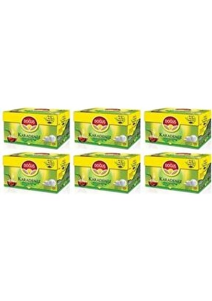 Karadeniz 3.2 gr 100’LÜ Bergamotlu Demlik Poşet Çay x 6 Adet