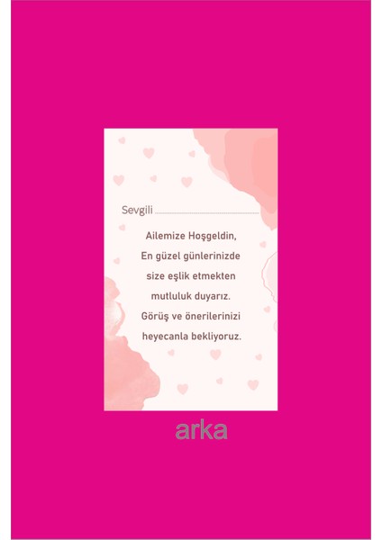 50 Adet Pembe Renk Paketlendim Penguen Teşekkür Kartı Ebat 5x8,3 cm fiyatları