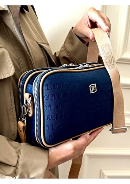 Justpolo Kadın Bölmeli Omuz ve Çapraz Çantası