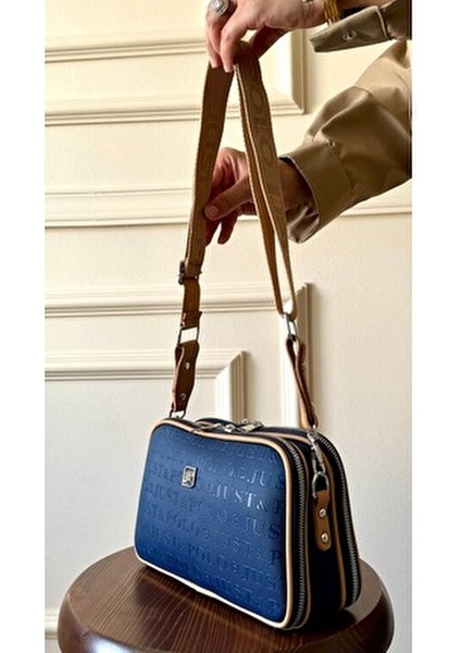 Justpolo Kadın Bölmeli Omuz ve Çapraz Çantası