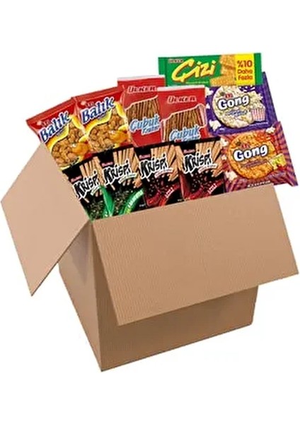 Tuzlu Atıştırmalık Paketi 10 Adet Çeşitli Atıştırmalıklar ile Keyifli Anlar İçin fiyatları