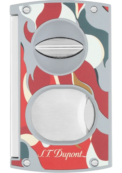 Camo Kamuflaj Desenli Kırmızı Düz & V Puro Makası Kesici 3451R