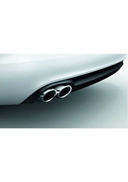 Paslanmaz Krom Eksoz Ucu Çiftli 48 cm - 57 cm Modeli Yüksek Performanslı modelleri