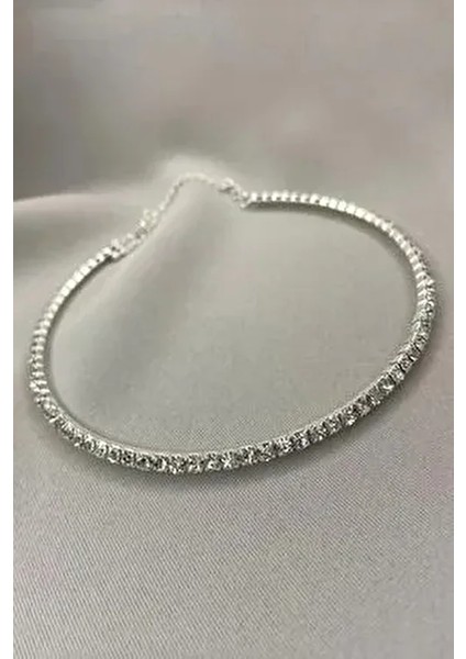 Kadın Rhinestone Choker Kolye KLY0007 KLY0007, One Size