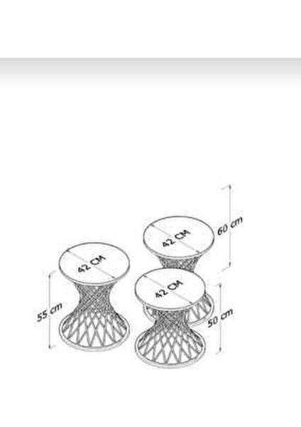 Pota Zigon Sehpa Gold Ayak Bronz Aynalı Sehpa fırsatları