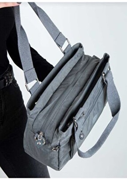 Kadın Gri Su Geçirmez Kipling Kol Çapraz Çanta fırsatları