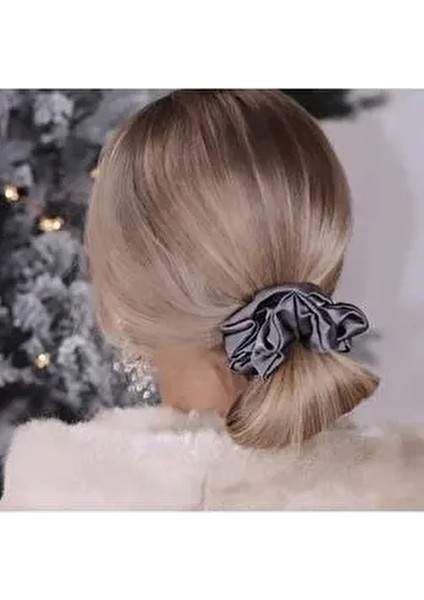 Kadın 3 ' Lü Saten Saç Lastik Toka Seti TK0016 modelleri