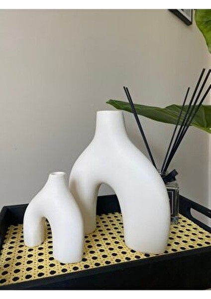 2'li Set Iskandinav , Minimal Dekoratif Vazo modelleri