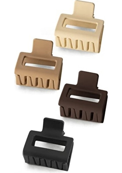 Kadın 4'lü Kahve Mandal Toka Seti fiyatları