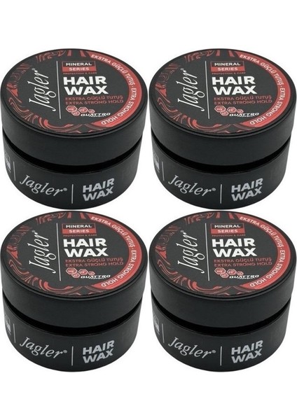 Süper Wax 150ML Extra Strong Hold - Ekstra Güçlü Tutuş (4 Lü Set)