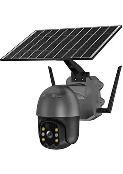 Pulnix 4g 5 Mp Insan Takipli Model Solar Sim Kartlı Kamera Solar Güvenlik Kamerası