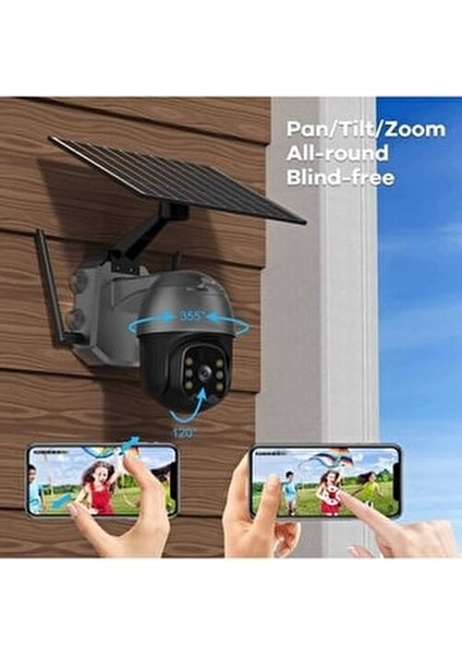 Pulnix 4g 5 Mp Insan Takipli Model Solar Sim Kartlı Kamera Solar Güvenlik Kamerası fiyatları