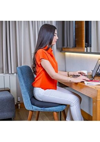 Visco Ortopedik Oturma Simidi Hemoroid ve Oturma Sorunları İçin Pamuk Polyester Dış Materyal modelleri