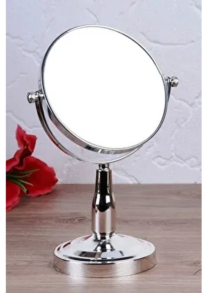 Ayaklı Büyüteçli Mini Makyaj Aynası