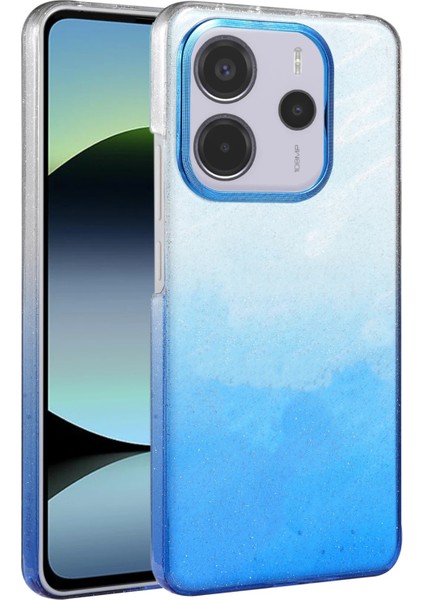 Xiaomi Redmi Note 14 4g Glossy Kapak - Mavi Dsdrn