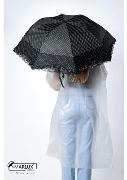 Lüx Kırılmaz Özellikli Bayan Taşıma Çantalı Şemsiye Siyah indirimleri