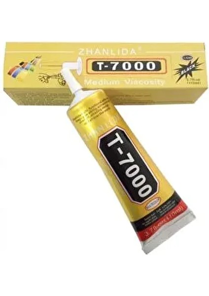 T7000 Dokunmatik Ekran Yapıştırıcısı 110 ml Siyah Renkli Hızlı Tutkal
