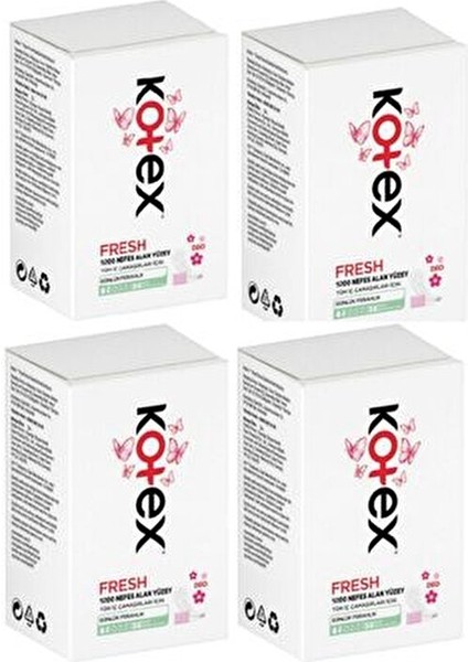 Ince Gunluk Ped 56'lı Deo x 4 Adet