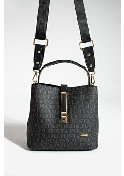 Siyah Renk Orta Boy Kapitone Desenli Geniş Askılı Günlük Şık Kadın Omuz Çantası 23X18 cm fırsatları