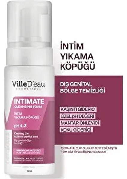 Genital Bölge Koku Mantar Koruyucu Beyazlatıcı Ph 4.2köpük 150 M