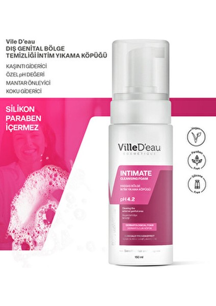 Genital Bölge Koku Mantar Koruyucu Beyazlatıcı Ph 4.2köpük 150 M indirimleri