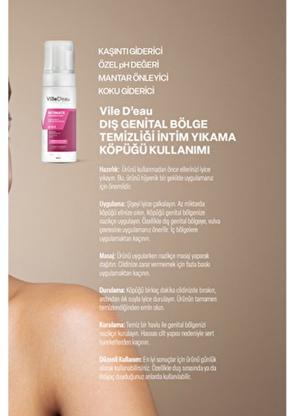 Genital Bölge Koku Mantar Koruyucu Beyazlatıcı Ph 4.2köpük 150 M