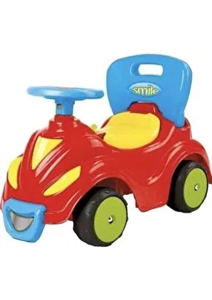 Ilk Arabam Yürüme Arkadaşım Smile 2 In 1 Renkli Plastik Malzeme ile Eğlenceli Oyun