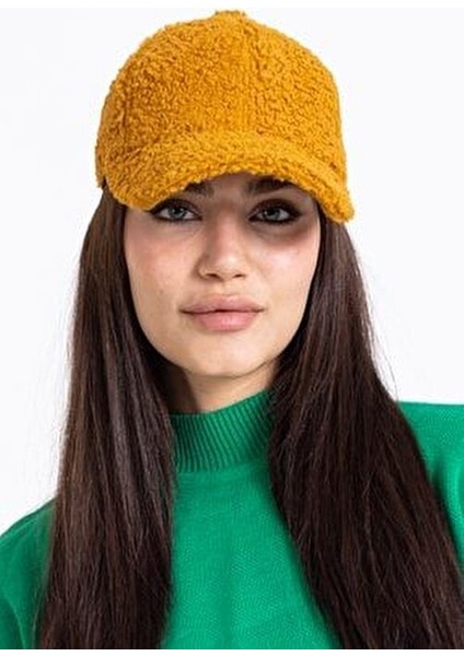 Şapka Peluş Ponpon Kumaş