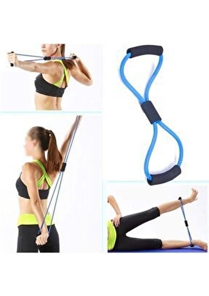 Pilates Direnç Lastiği Jimnastik Lastiği Egzersiz Yoga Plates
