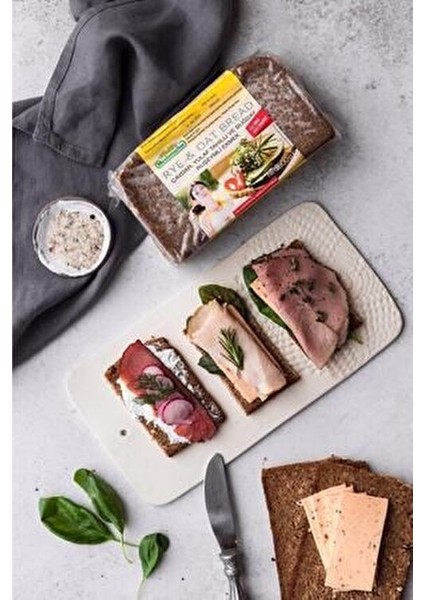 2'li Alman Ekmek Seti - Ayçekirdekli Çavdarlı ve Yulaf Çavdar Ruşeymli Tam Tahıl Ekmeği fırsatları