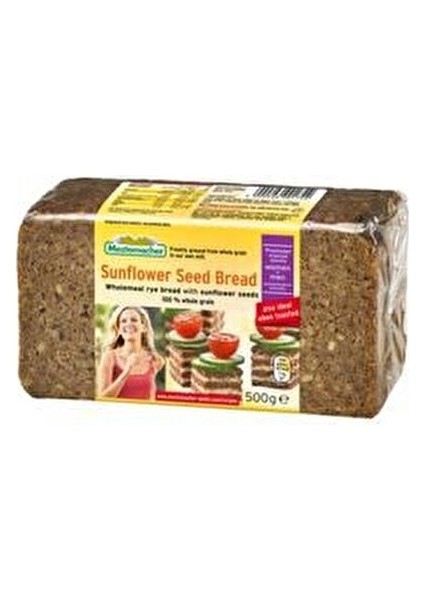 2'li Alman Ekmek Seti - Ayçekirdekli Çavdarlı ve Yulaf Çavdar Ruşeymli Tam Tahıl Ekmeği