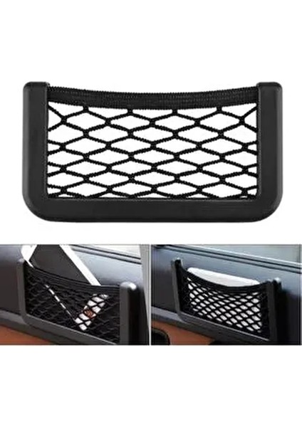 Torpido Üstü Telefon Tutucu Yapışkan File 15x8 cm Şık Tasarım ve Evrensel Uyum