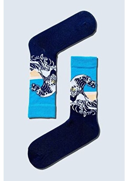 7'li Art Socks-2 Desenli Renkli Çorap Set modelleri