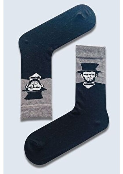 7'li Art Socks-2 Desenli Renkli Çorap Set