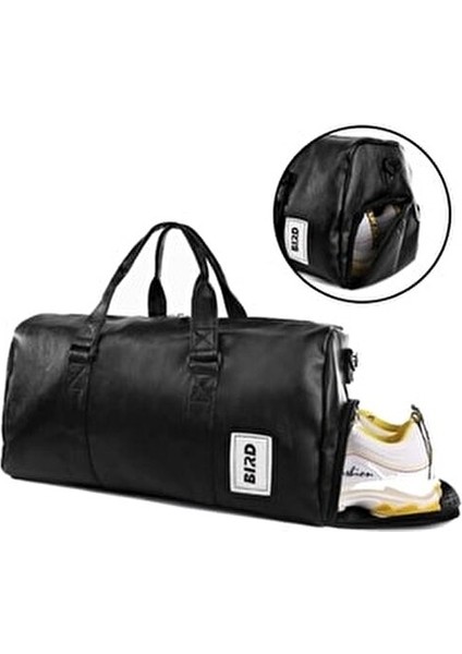 Unisex Su Geçirmez Profesyonel Siyah Spor Çantası - Fitness Sporcu Çantası No 19 fiyatları