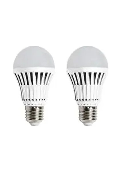 CT-4229 E27 Duylu Şarjlı 420 Lümen Beyaz LED Ampul 2 Li