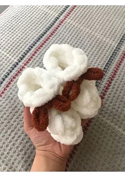 Alize Puffy El Örgüsü Bebek Battaniyesi modelleri